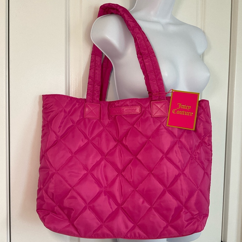 Pink Juicy Couture Quilted Tote